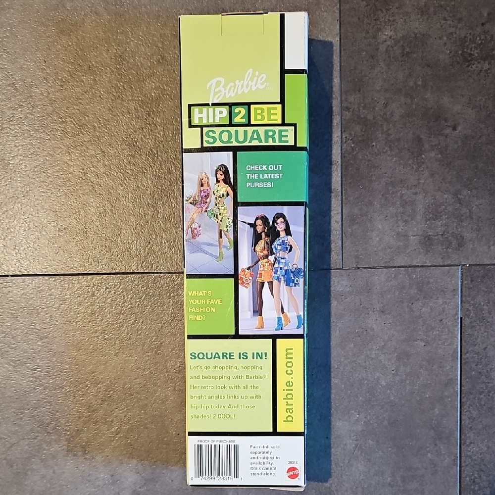 2000 Barbie Hip 2 Be Square in Green and Yellow - Picture 2 of 4